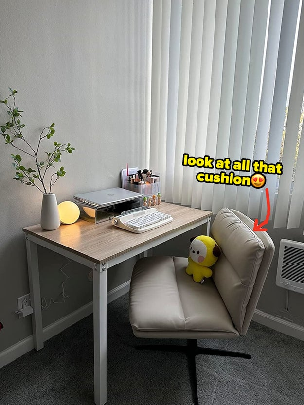 a reviewer's chair with text that reads 