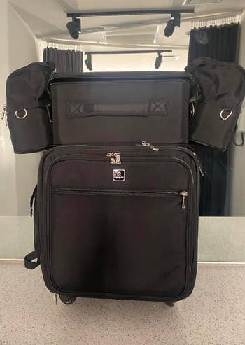 reviewers bag with four different compartments