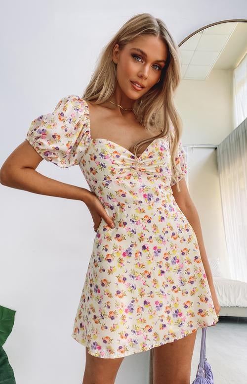 40 Fashionable Floral Print Dresses for Summer Ideas#BeautyBlog