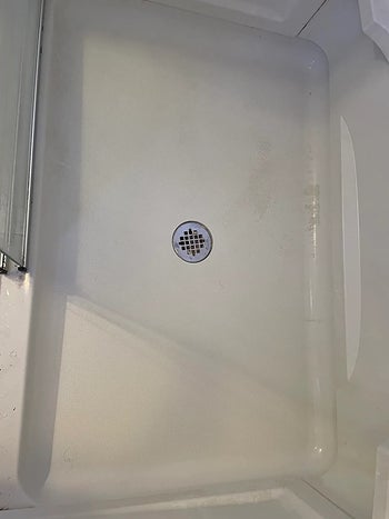 after reviewer image of the same shower now clean