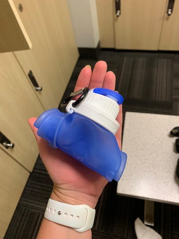 the same bottle empty and rolled up