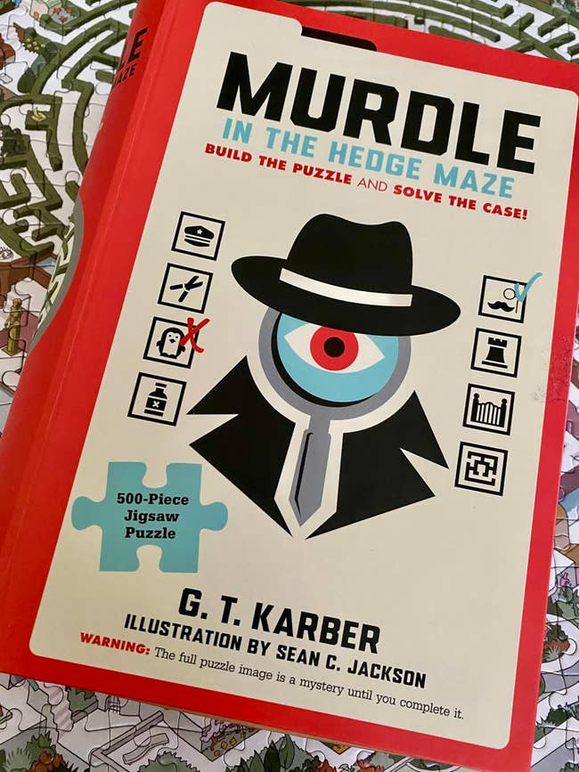 Cover of a puzzle publication  titled 
