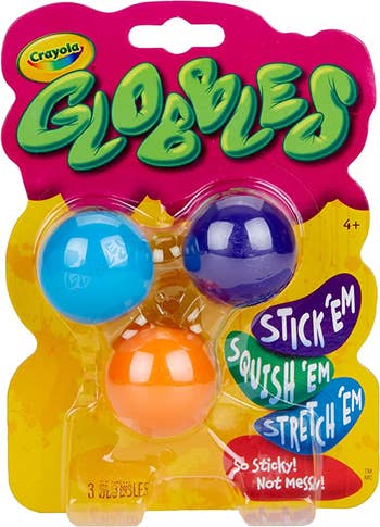 A close up of the balls in the packaging