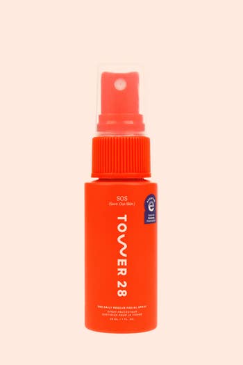 The travel size SOS Tower 28 spray