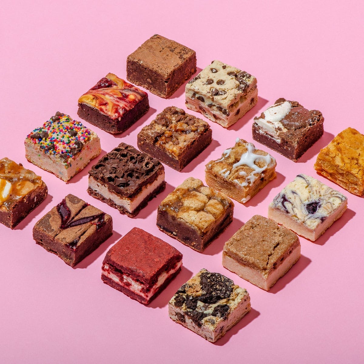 the 16 assorted brownies