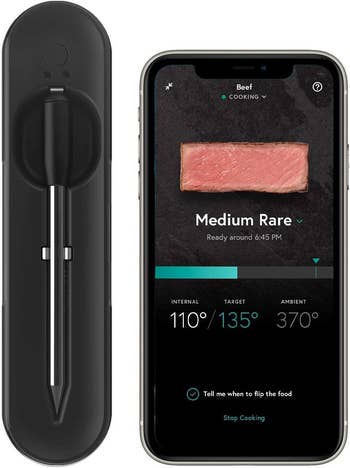bluetooth meat probe with an app