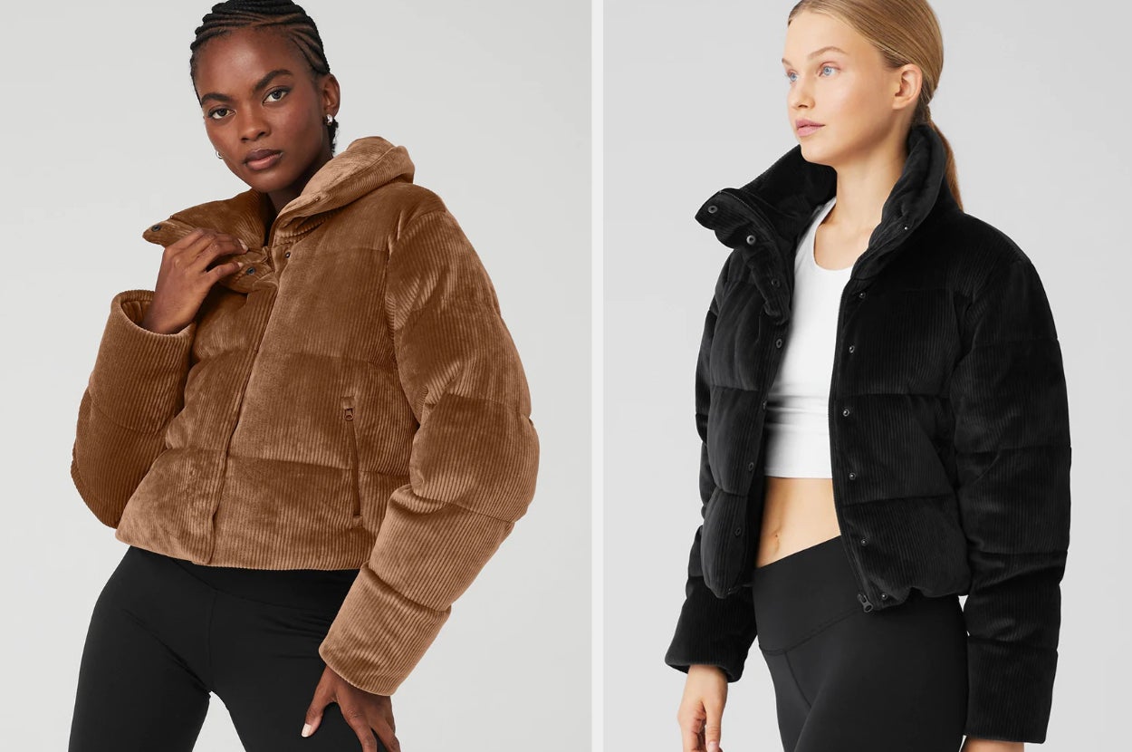 Faux sherpa hooded on sale cinched waist puffer coat