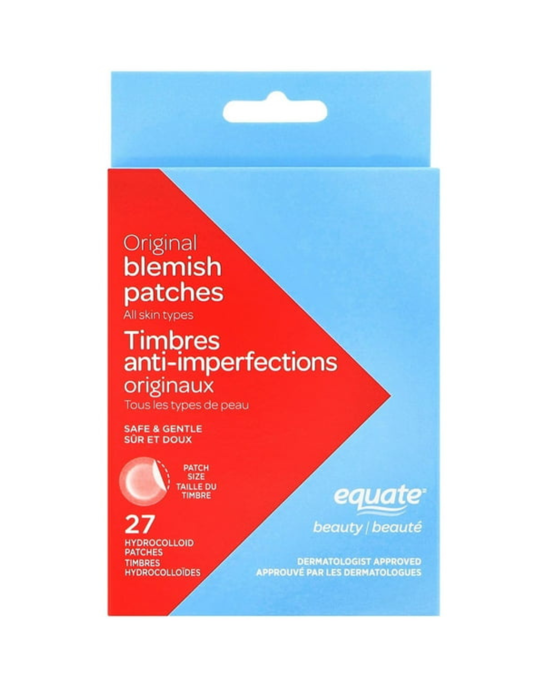 package with 27 acne patches