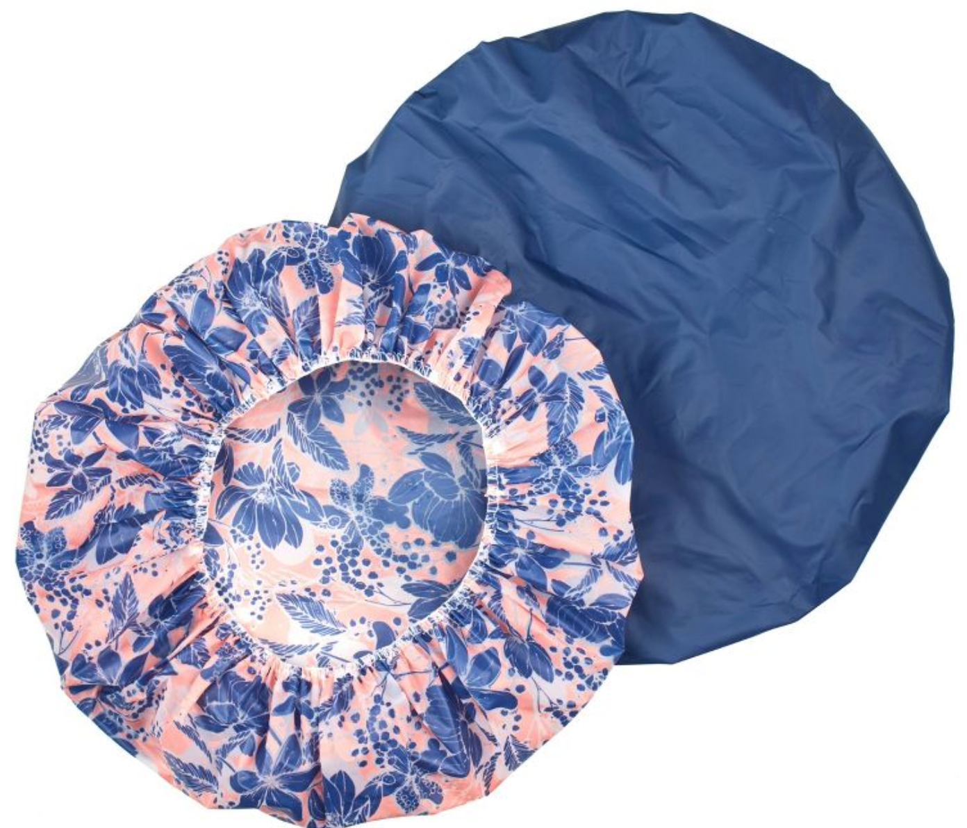 Reusable Shower Cap & Bath Cap, Lined, Oversized Waterproof Shower Caps  Large Designed for all Hair Lengths with Lining & Elastic Band Stretch Hem