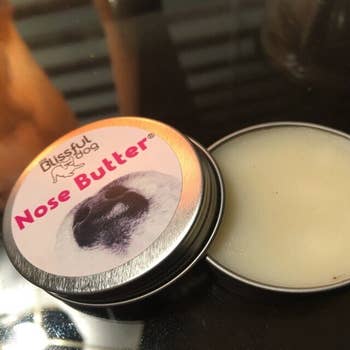 Reviewer photo of nose butter tin