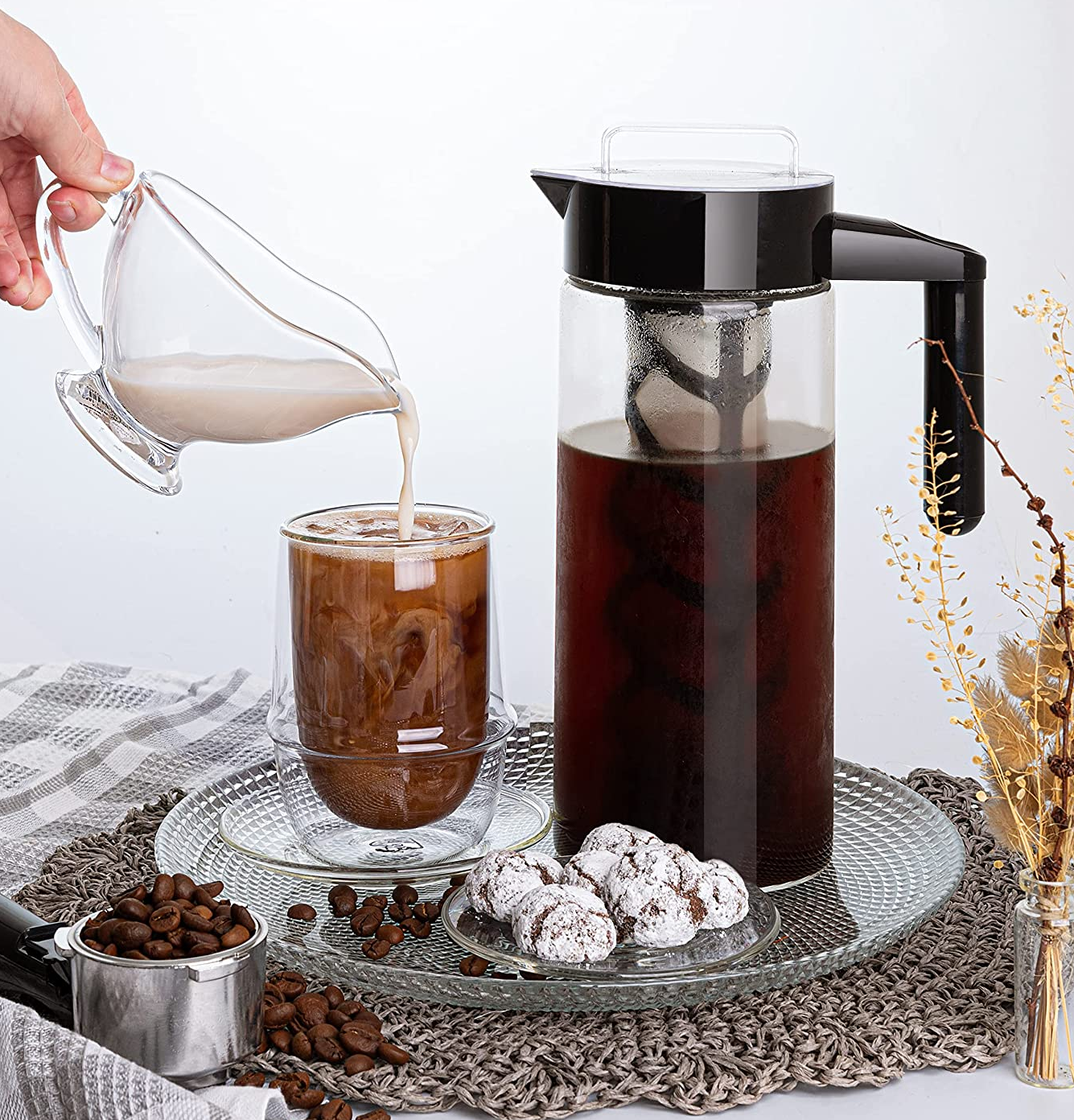Zell Cold Brew Coffee Maker  Best Home Iced Coffee & Tea Maker