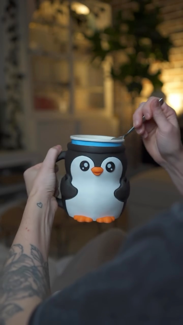 Pingüino sujeta-helados