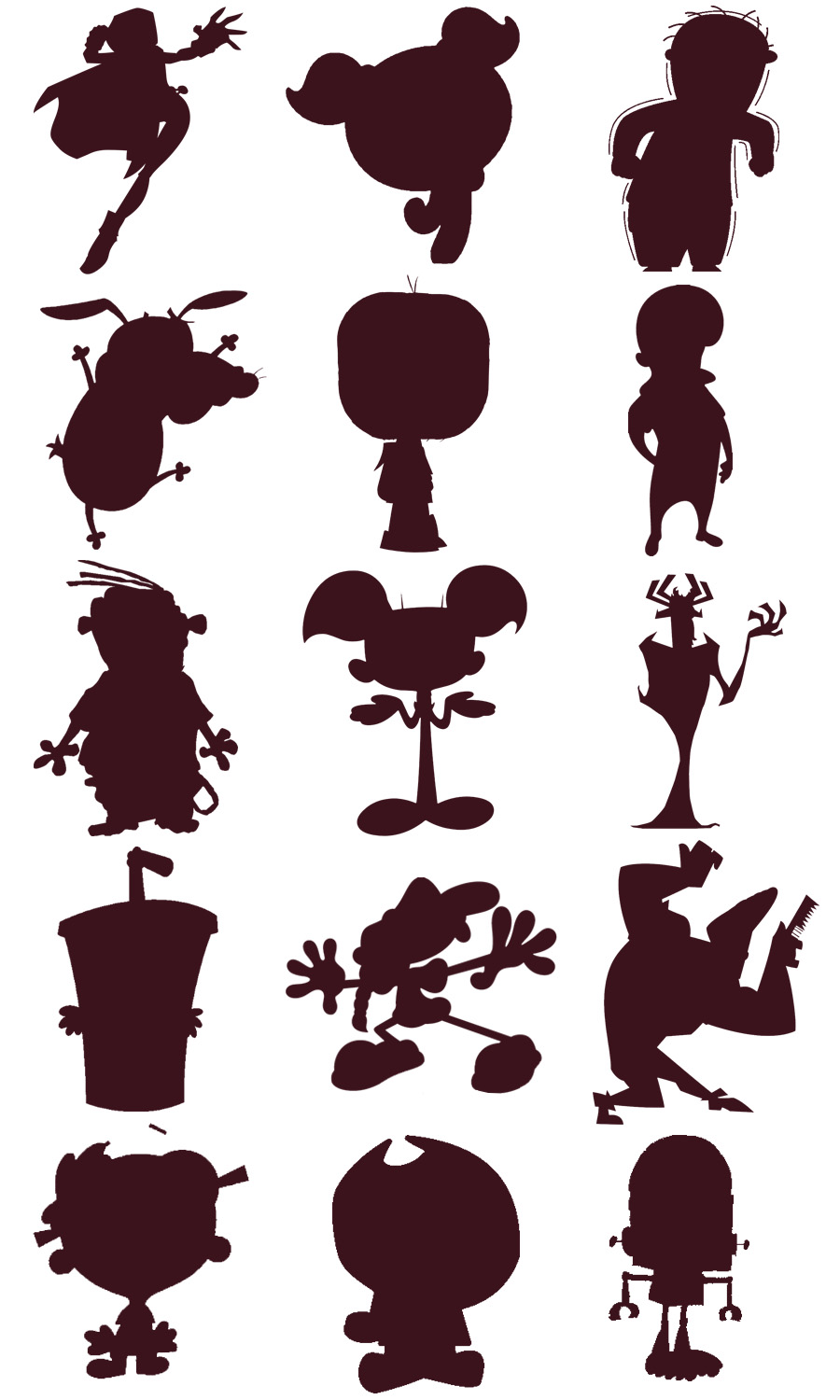 Cartoon Character Silhouette Quiz : Test Your Knowledge On This ...