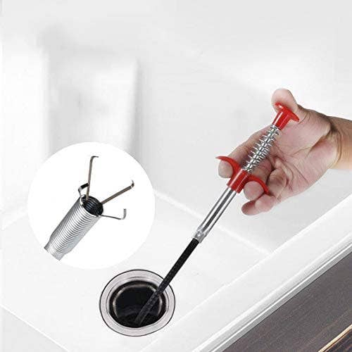 a exemplary utilizing the claw grabber successful a room sink