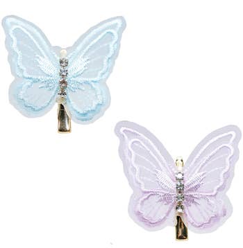 the two butterfly clips 