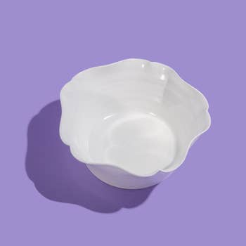 product image of flower serving bowl
