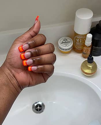 another reviewer with great looking nails and cuticles