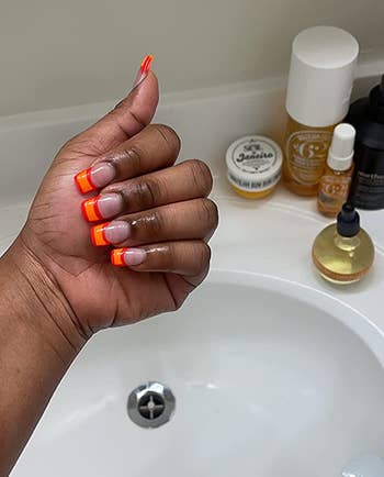 another reviewer with great looking nails and cuticles