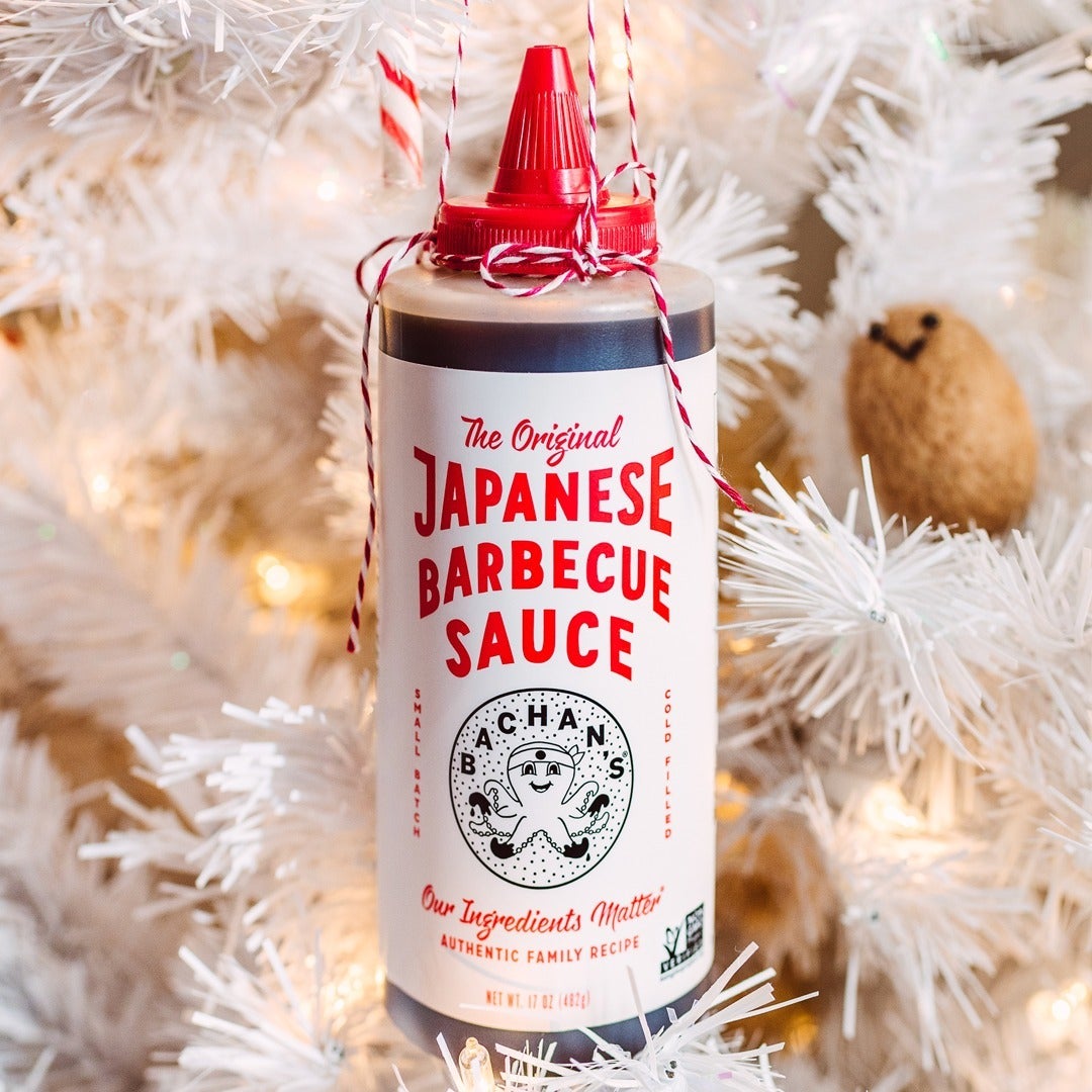 the bottle of the japanese bbq sauce 