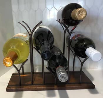 Reviewer image of the wine rack