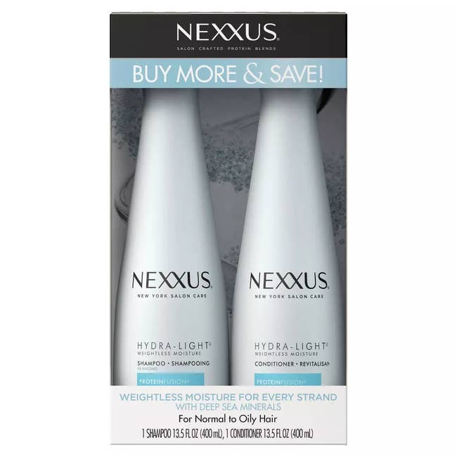Nexxus hyrda-light shampoo and conditioner pack.  