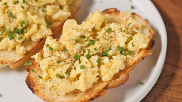 Microwaved Scrambled Eggs