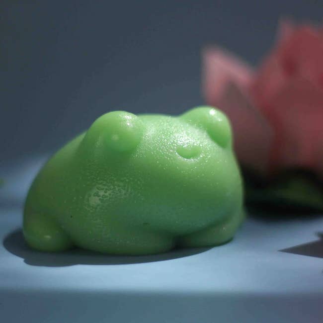 jiggly frog soap 