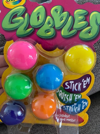 reviewer image of a pack of the globbles