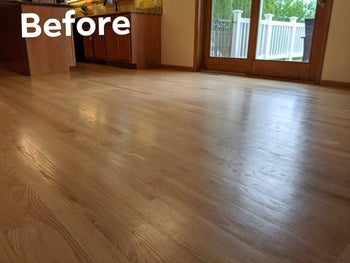 Light wood floors looking dull and worn