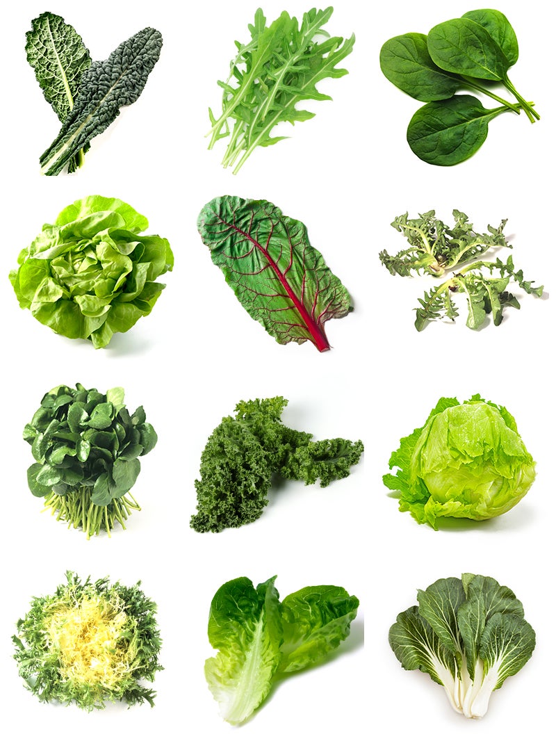 leafy green vegetables list