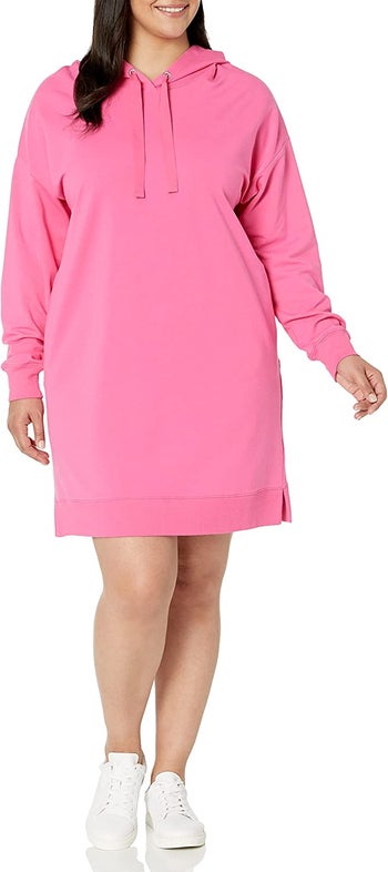 model in bright pink version