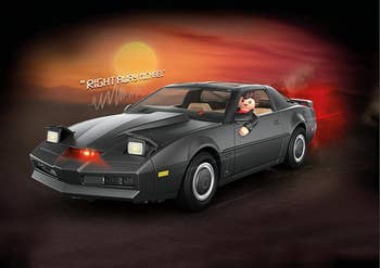 Image of Knight Rider car emphasizing lights and audio