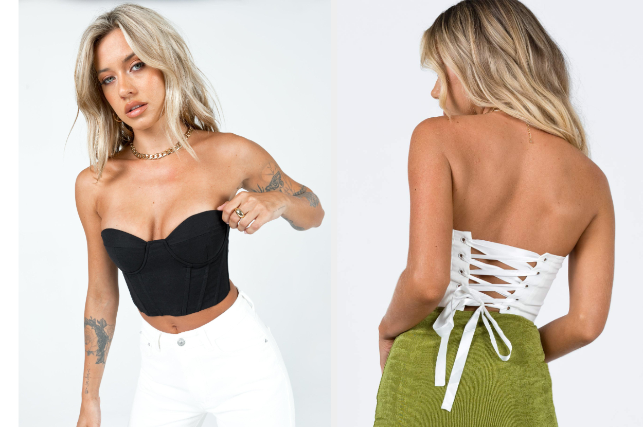 cute corset tops