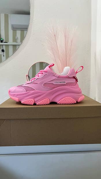 reviewers pink Steve Madden shoe