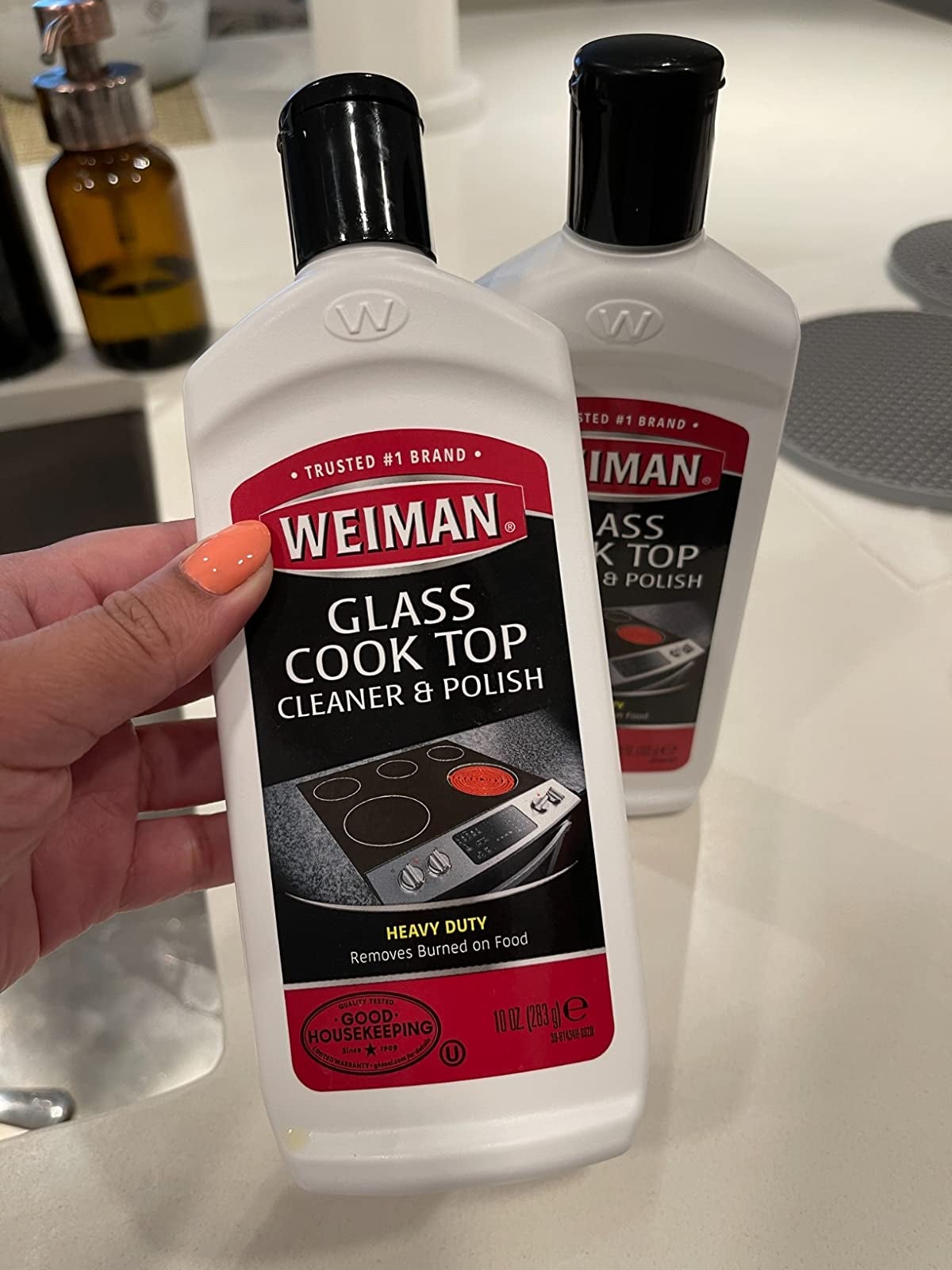 Weiman Products Complete Cook Top Cleaning Kit - 10 oz Cream, Non-Abrasive  Pads, Micro-Bead Technology, Glass Top-Safe, for All Surfaces in the Cooktop  Cleaners department at