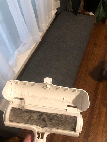 after reviewer image of the same bench now free of fur