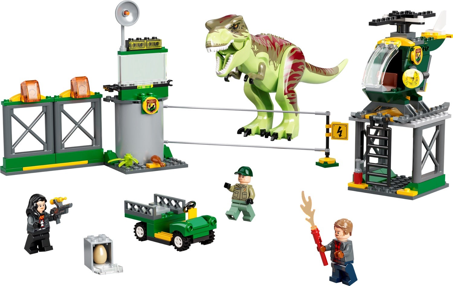 The Lego dinosaur set 