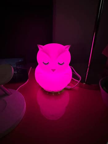 the breathing owl glowing