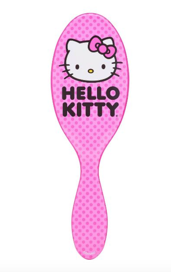 The pink wet brush with Hello Kitty on it