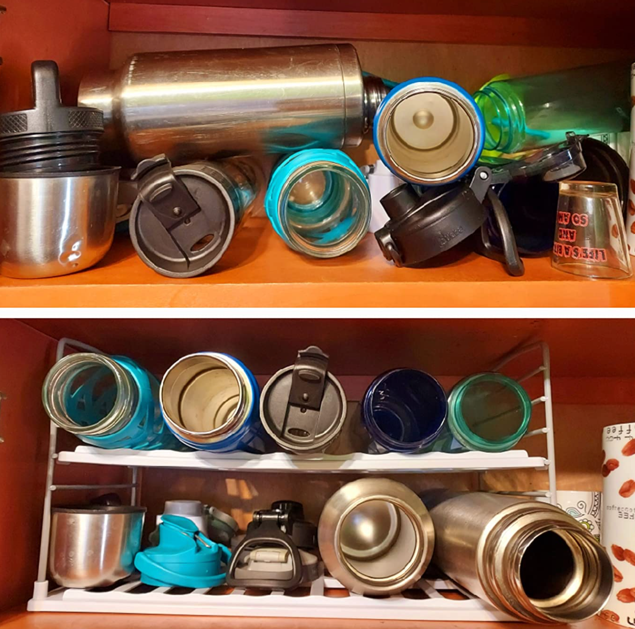 storageLAB Cup and Mug Storage Containers for Kitchen Organization