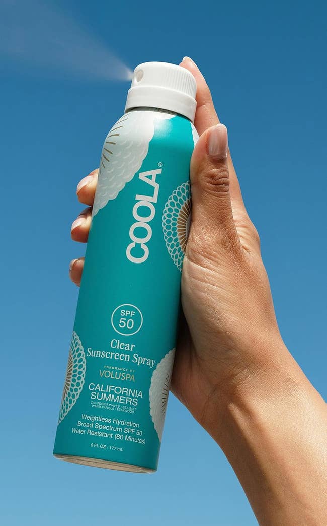 California Summers scent, SPF 50, 80-minute resistance, non-greasy, fast-absorbing