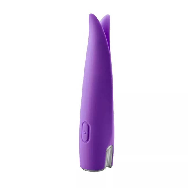 purple clitoral vibrator with fluttering tips