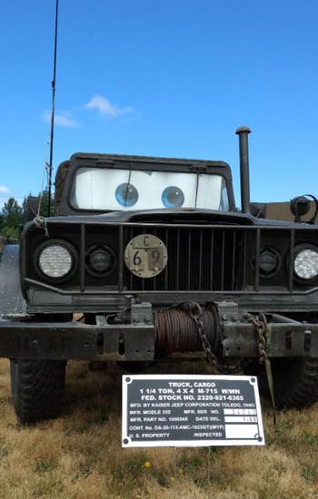 reviewer's old jeep with eyeball sun shade 