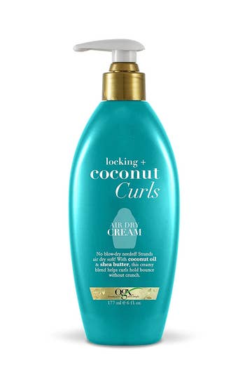 the bottle of curl cream