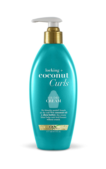 the bottle of curl cream