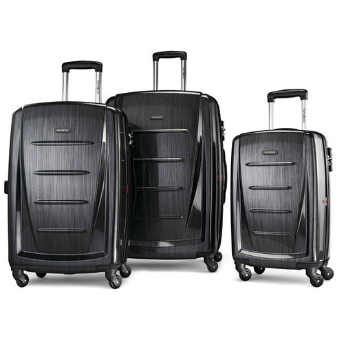 product image of three hard-side Samsonite Winfield 2 suitcases