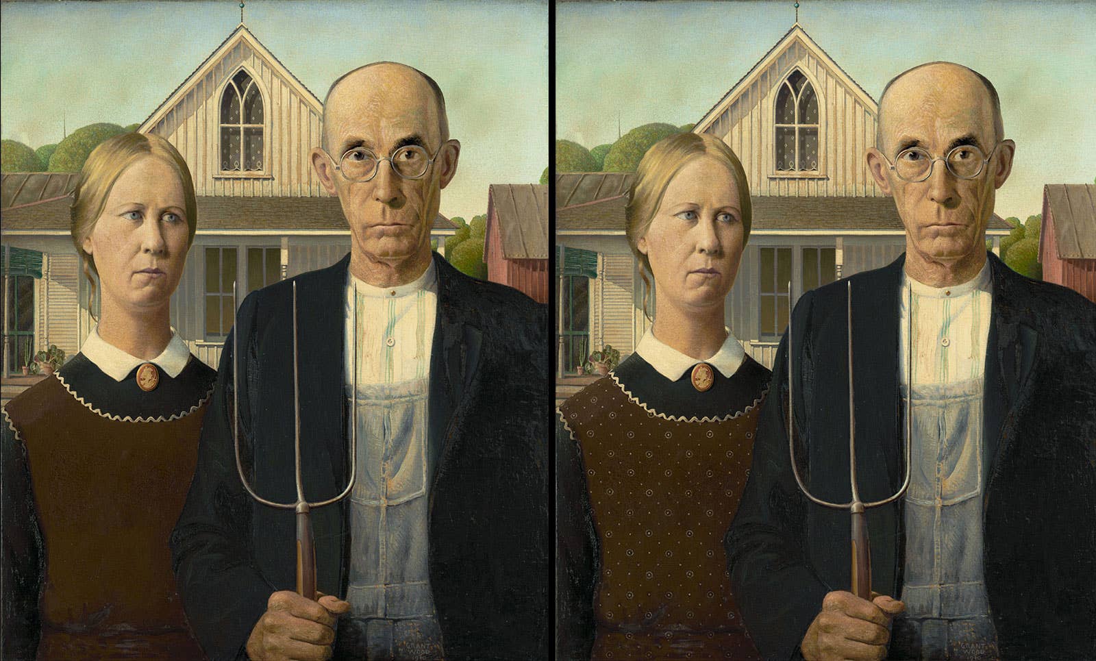 American gothic картина