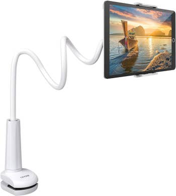 the achromatic  gooseneck tablet holder