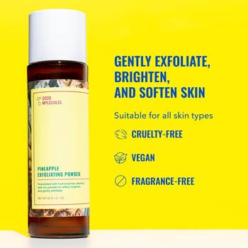  mildly  exfoliates, suitable for each  tegument  types, cruelty-free, vegan, fragrance-free