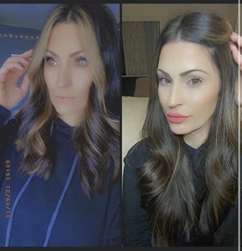 reviewer showcasing hairsbreadth  growth